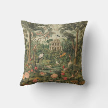 Safari Garden Colonial Daydream Pillow
