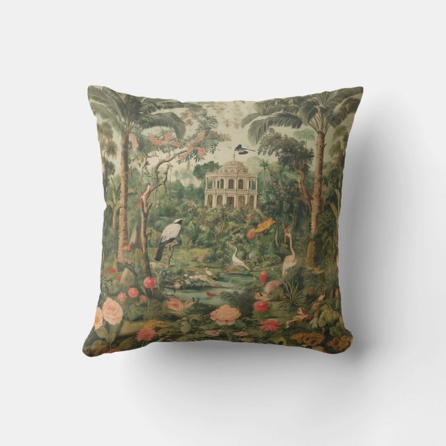 Safari Garden Colonial Daydream Pillow (Back)