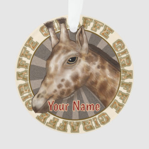Safari Giraffe  Ornament
