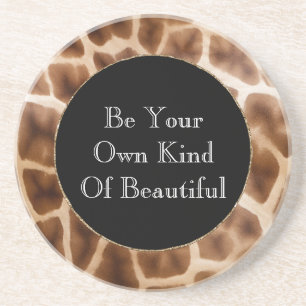 Safari Giraffe Print Coaster