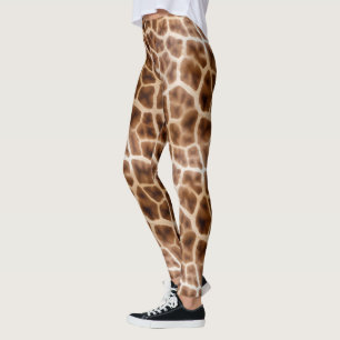 Safari Giraffe Print Leggings