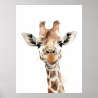 Safari Giraffe Wall Art