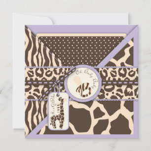 Safari Girl LAV Invitation Square 2