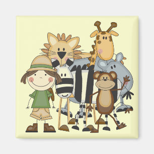 Safari Girl T-shirts and Gifts Magnet
