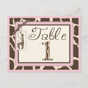 Safari Girl Table Postcard 1