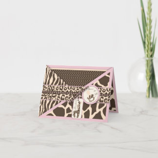 Safari Girl TY Card 2