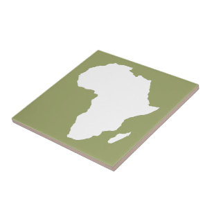Safari Green Audacious Africa Ceramic Tile