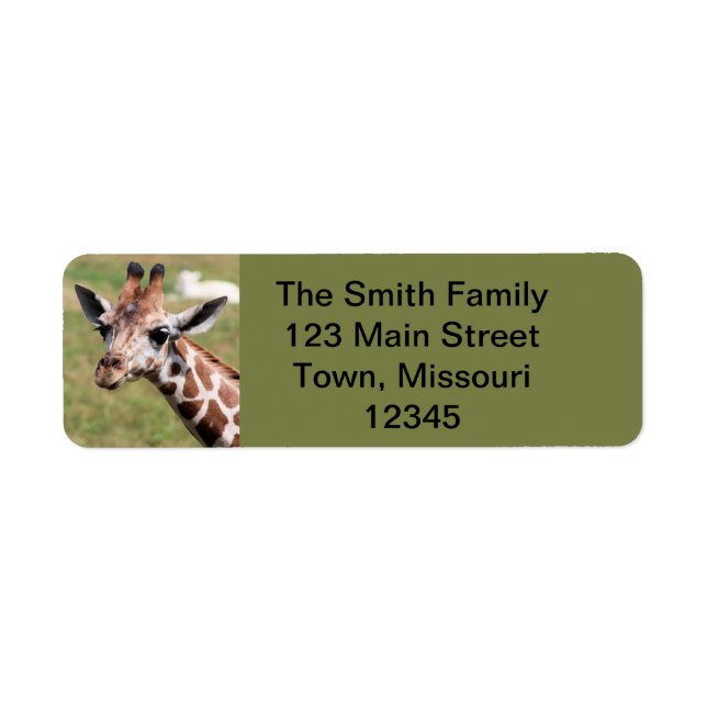 Safari in Des Moines Return Address Label (Front)