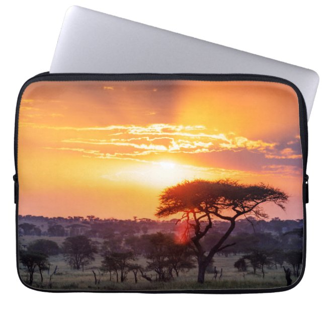 Safari in the Serengeti National Park Laptop Sleeve (Front)