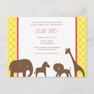 Safari_Invite.ai Invitation Postcard