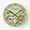 Safari Jungle Animal Personalised Wall Clock