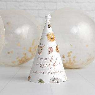 SAFARI Jungle Animals Birthday Party Hat