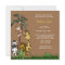 Safari Jungle Animals Boy Baby Shower Invitation