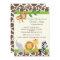 Safari Jungle Baby Boy Shower Invitation