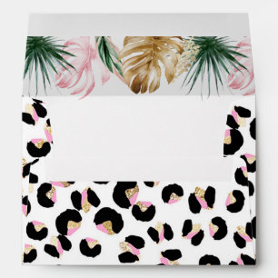 Safari Leopard Print Party Supplies Jungle Party Envelope