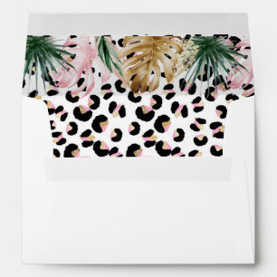 Safari Leopard Print Party Supplies Jungle Party Envelope