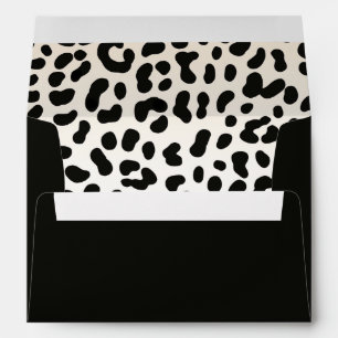 Safari Leopard Return Address Envelope