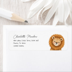 Safari Lion Return Address Labels