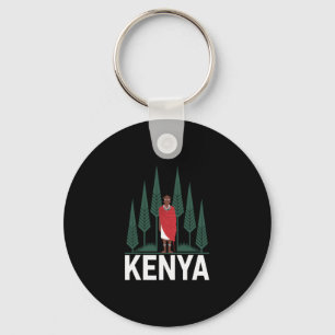 Safari Lover African Wildlife Vacation Funny Kenya Key Ring
