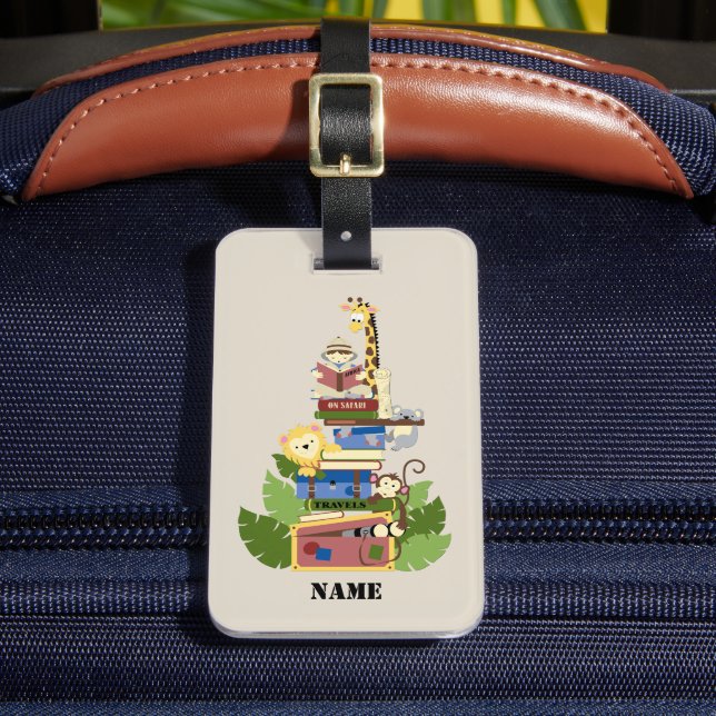 Safari Luggage Tag (Front Insitu 2)