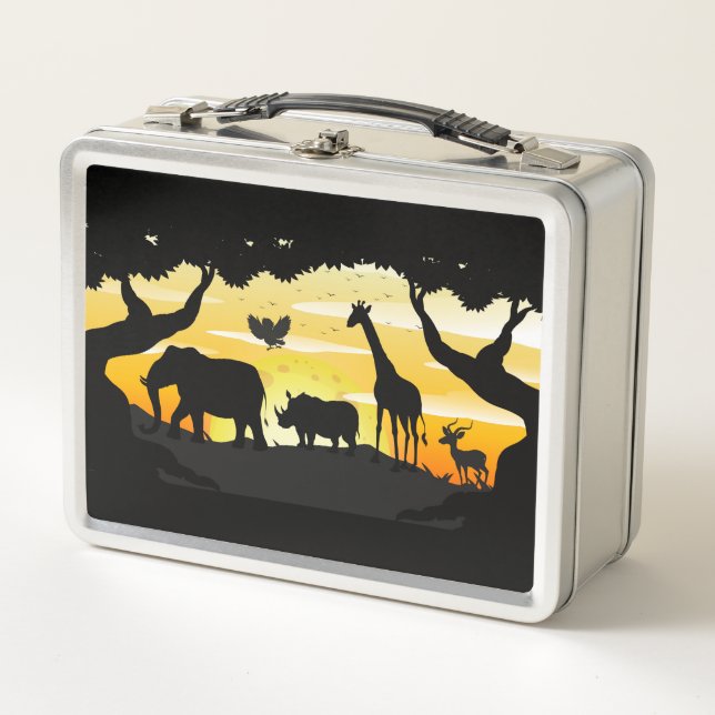 Safari Metal Lunch Box (Front)