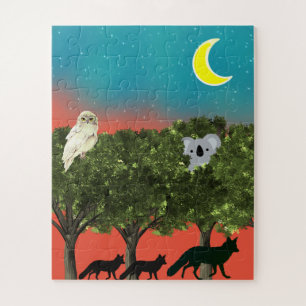 Safari Night Jigsaw Puzzle