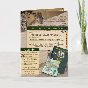 Safari Outdoor Wedding Invitation