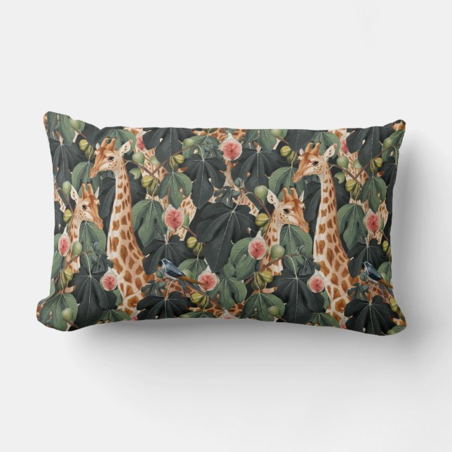 Safari Pattern Lumbar Cushion (Front)