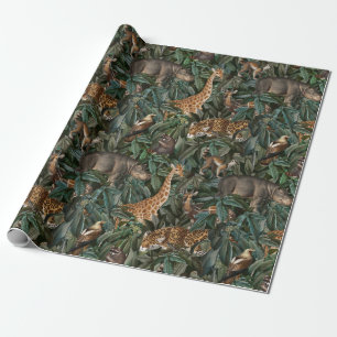 Safari Pattern Wrapping Paper