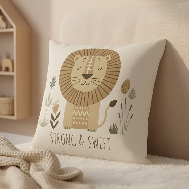 Safari Portrait Lion Ivory ID1264 Cushion (Creator Uploaded)