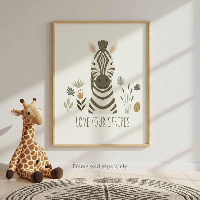 Safari Portraits Zebra Ivory ID1264 Poster (Creator Uploaded)