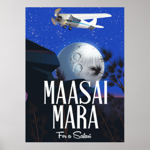 Safari poster to Massai Mara  , Kenya!