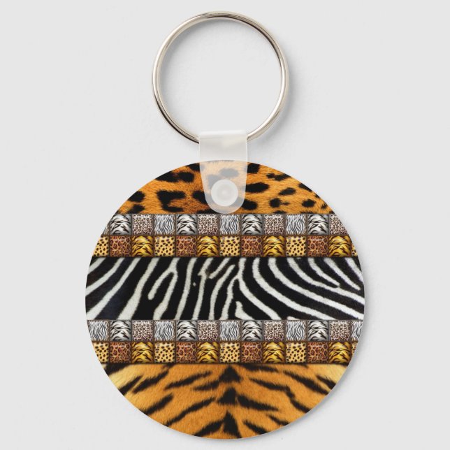Safari Prints Key Ring (Front)