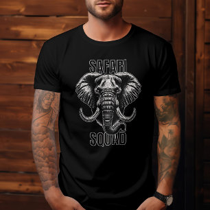 Safari Squad African Elephant Zoo Adventure T-Shirt