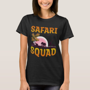 Safari Squad African Family Vacation Summer Vacay T-Shirt