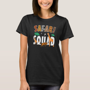 Safari Squad Animals Zoo Lovers African Animal Pre T-Shirt
