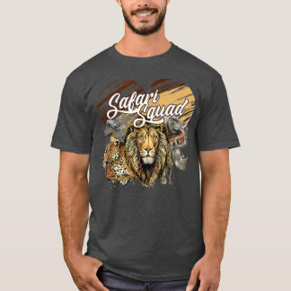 Safari Squad We Love Our Tour Guide Wildlife Tours T-Shirt