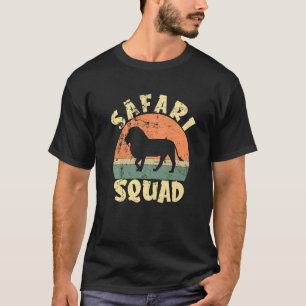 Safari Squad Wild Animal Jungle Africa Zoo Animal  T-Shirt