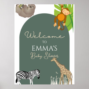 Safari Themed Welcome Sign