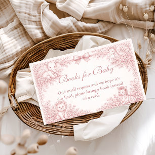 Safari Toile Books for Baby Enclosure Card