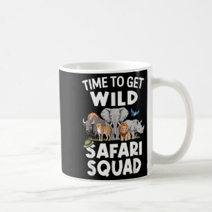 Safari Tour Guide Safari Animals Time To Get Wild Coffee Mug