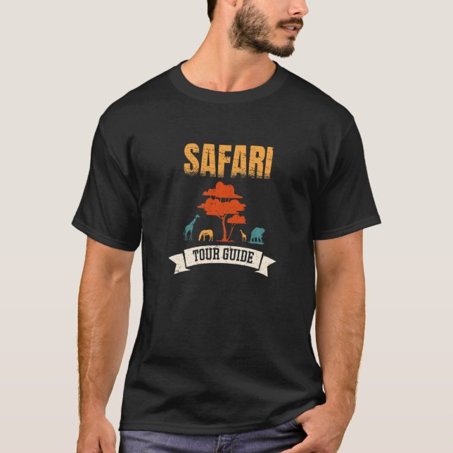 Safari Tour Guide T-Shirt (Front)