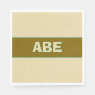 Safari upsherin birthday napkin