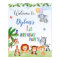 Safari welcome party sign Party animals 1st jungle