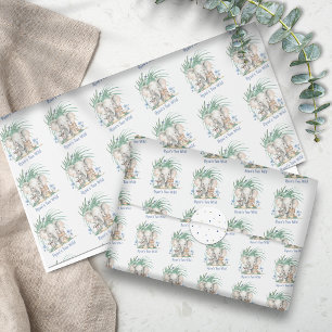 Safari Wild One Birthday Gift Wrap