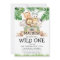 Safari Wild One Birthday Invitation