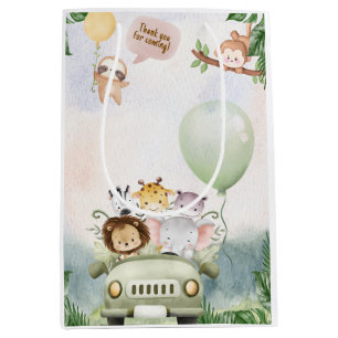 Safari Zoo Birthday Medium Gift Bag
