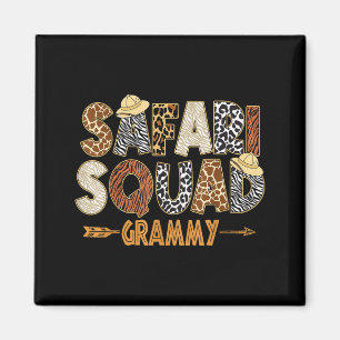 Safari Zoo Safari Squad Grammy Of Birthday Boy Gir Magnet