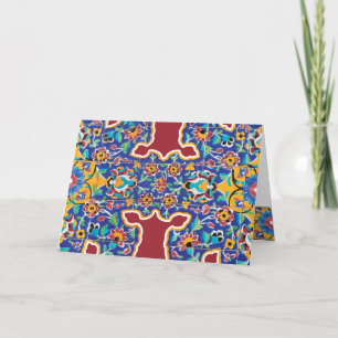Safavi Tile Persian Holiday Card