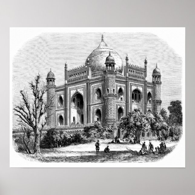 Safdarjung's Tomb Poster (Front)